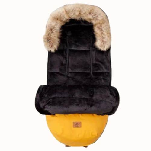 Chanceliere poussette innu noir jaune