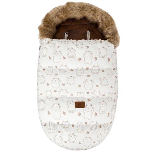 Chancelière poussette | Cocon Oursons beige™