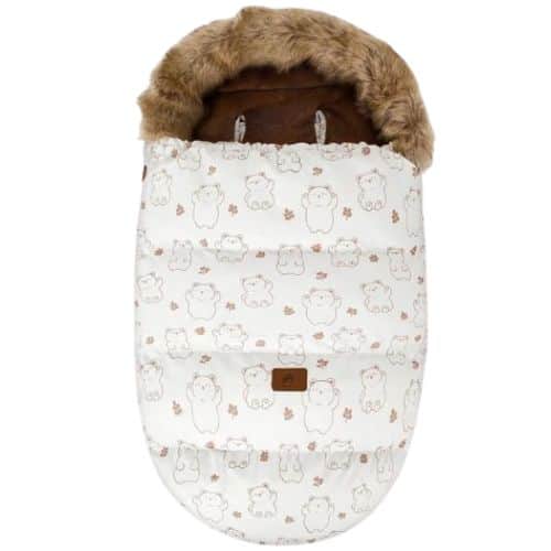 Chancelière poussette | Cocon Oursons beige™