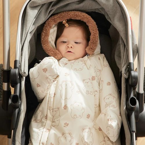 Combinaison-bebe-hiver-vert