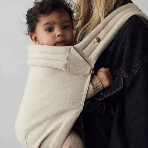 Porte-bébé-crème