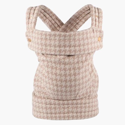 Porte-bébé-rose-rembourrée