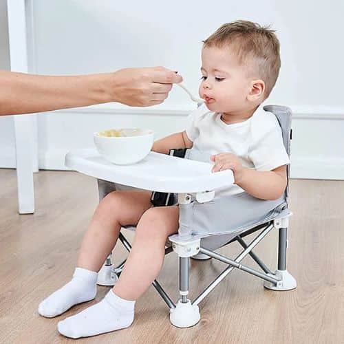 Réhausseur Chaise Enfant Pliable Haute Bébé Portable, Siège Bébé, Chaise repas en Hauteur Réglable, Plateau Amovible, avec Coussin Réhausseur Chaise Enfant Pliable Haute Bébé Portable, Siège Bébé, Chaise repas en Hauteur Réglable, Plateau Amovible, avec Coussin