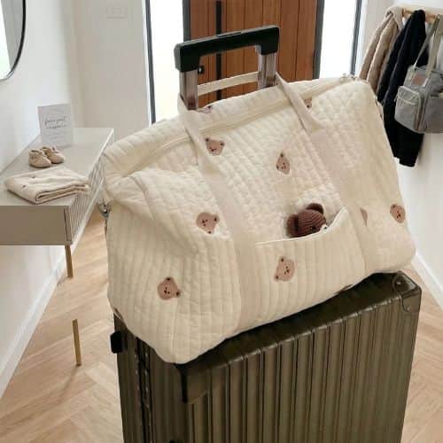 Sac a langer maternite oursons