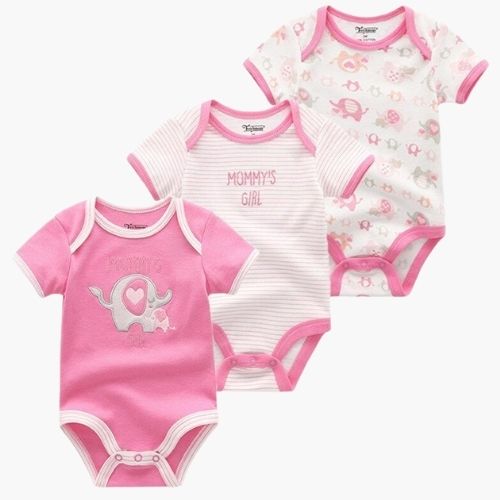 Body-bebe-éléphant-rose
