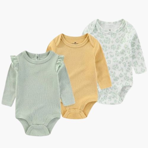 Body-bebe-frange-vert