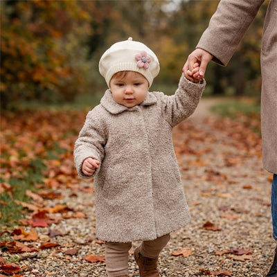 Bonnet bebe beret blanc