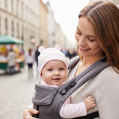 Bonnet bebe coton rose