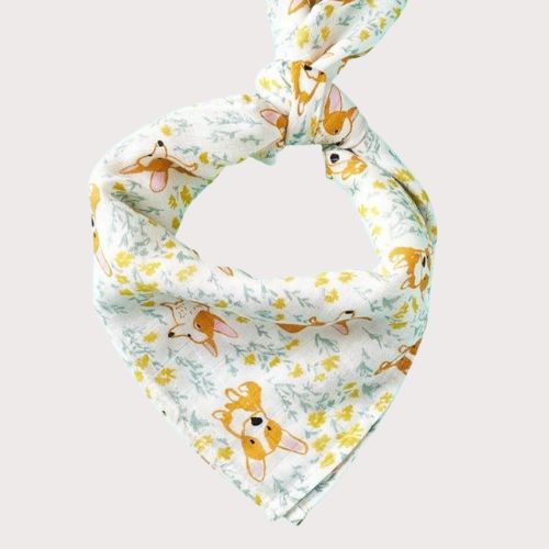 Cadeau naissance bandana salive