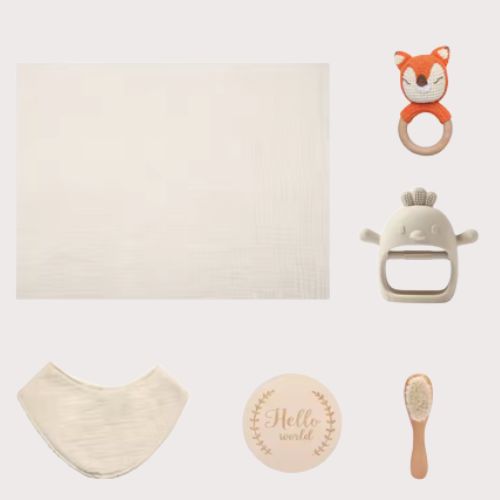 Cadeau naissance beige