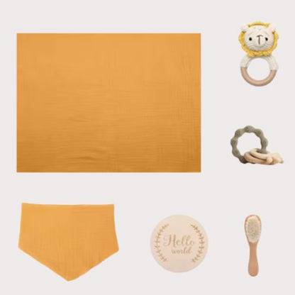 Cadeau naissance jaune