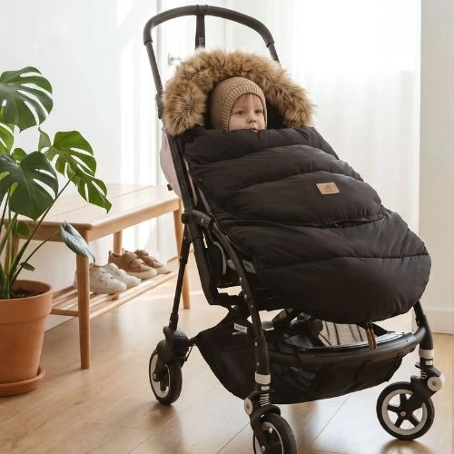 Chanceliere poussette chaude hiver