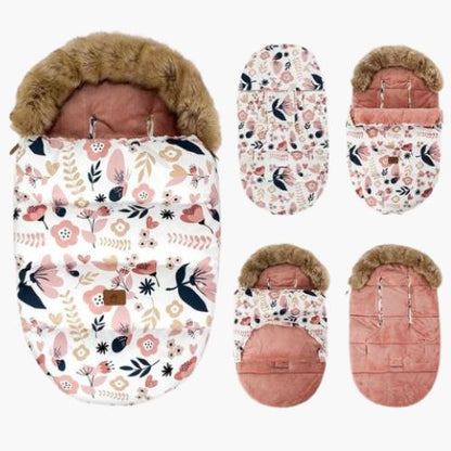 Chanceliere poussette douce florale