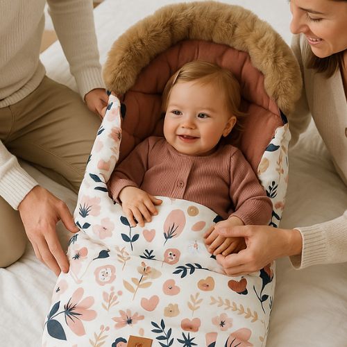 Chanceliere poussette florales