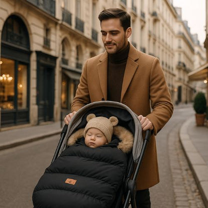 Chanceliere poussette noire balade