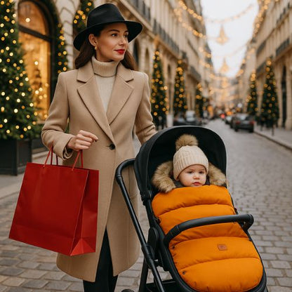 Chancelière poussette | Cocon orange brulé™