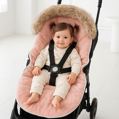 Chanceliere poussette rose florale