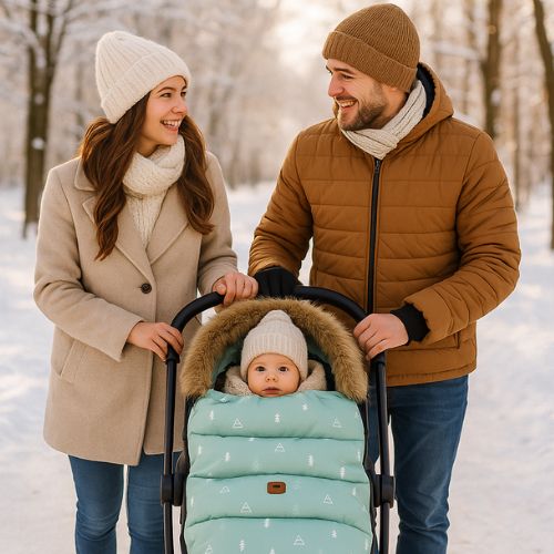 Chanceliere poussette vert sapin