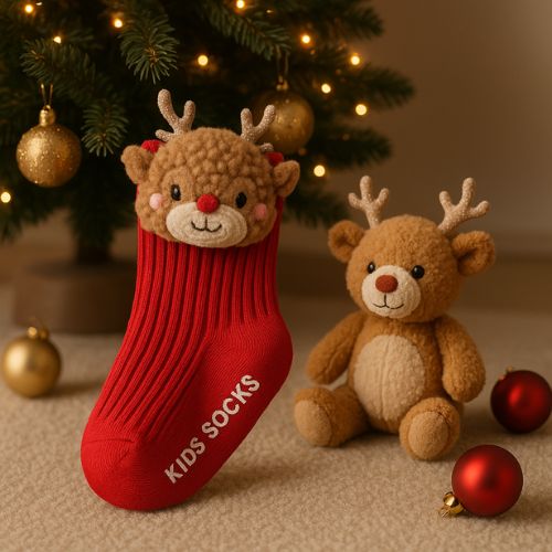 Chaussettes antiderapante bebe noel