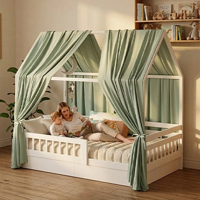 Ciel de lit vert feerie