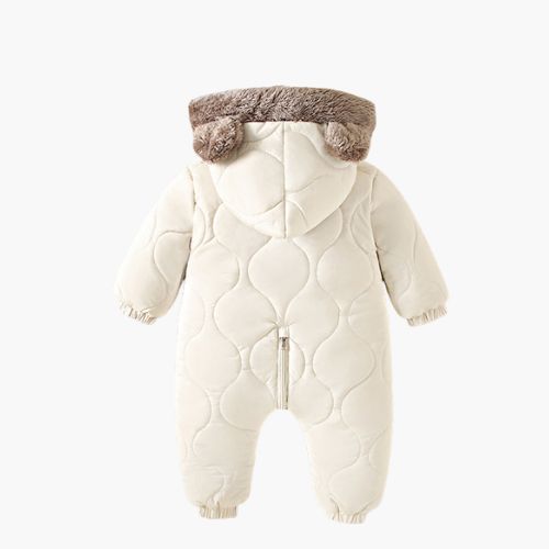 Combinaison bebe ecru