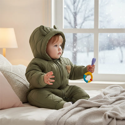 Combinaison bebe verte