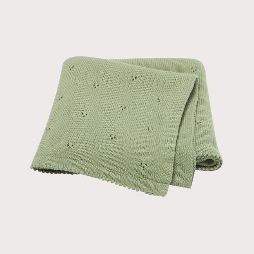 Couverture-bebe-perline-verte