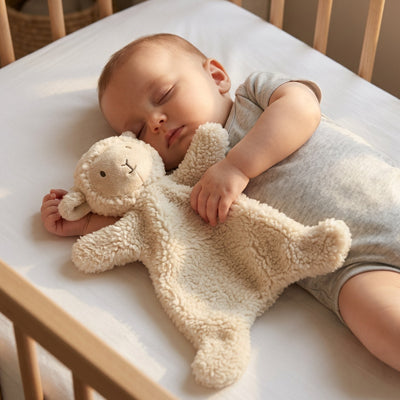 Doudou bebe cozy lamb