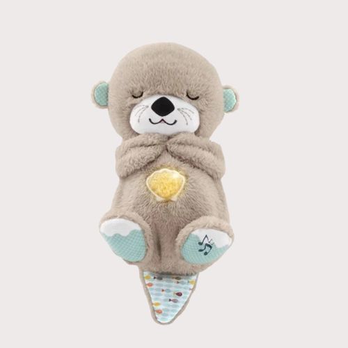 Doudou-loutre-beige