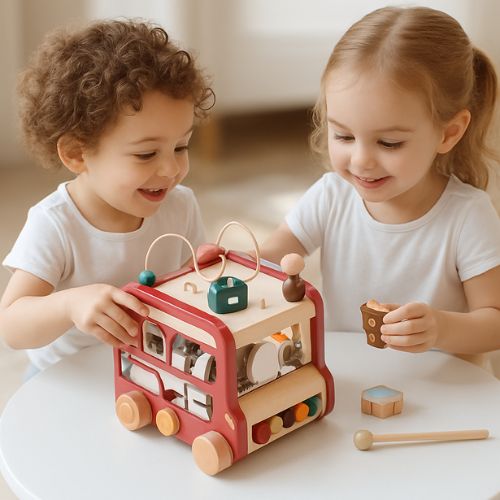 Jouet en bois jouer ensemble