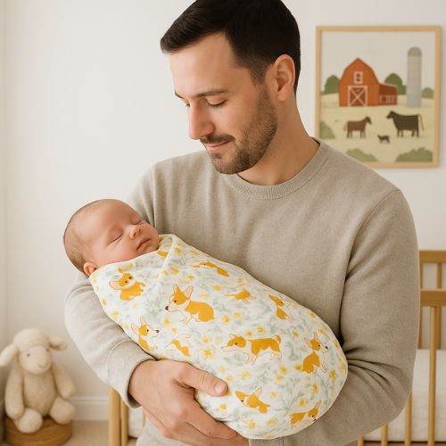 Lange bebe chien cadeau