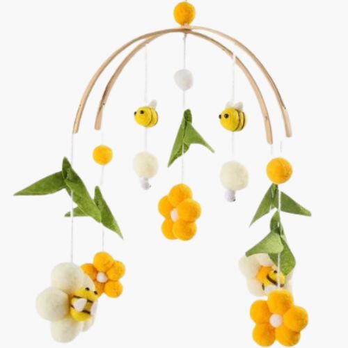 Mobile bebe florale