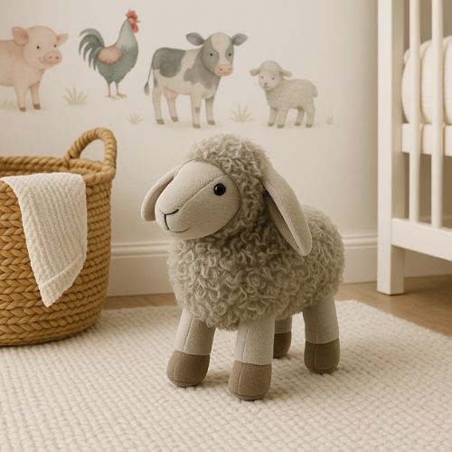 Peluche mouton decoration