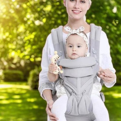 Porte bebe gris maman