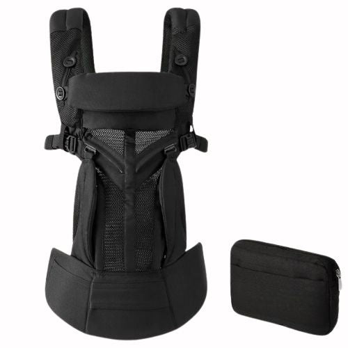 Porte bebe noir maille