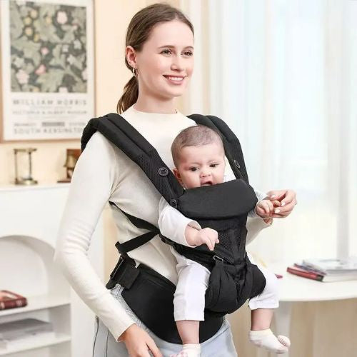 Porte bebe physiologique noir