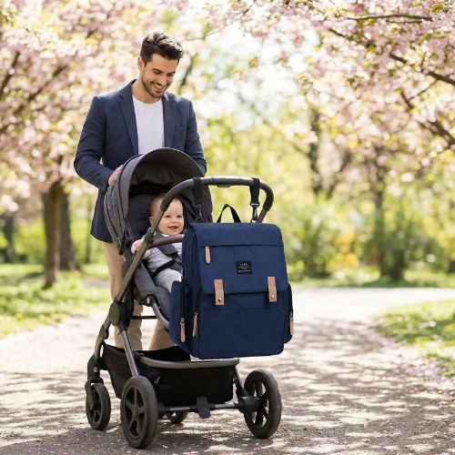 Sac a dos a langer bebe bleu