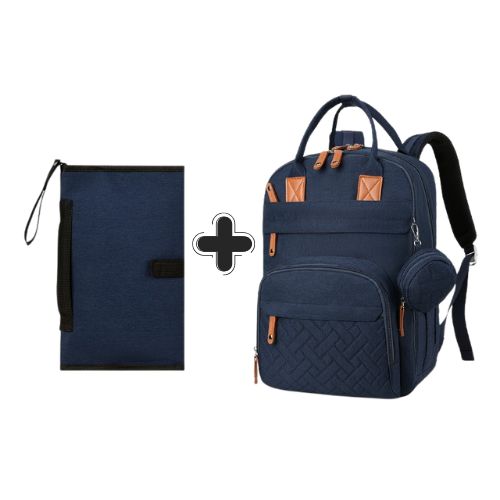 Sac a dos a langer bleu tapis nomade