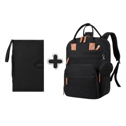 Sac a dos a langer noir tapis nomade