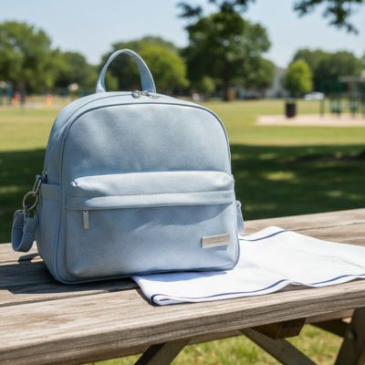 Sac a langer bleu sorties