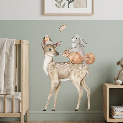 Stickers muraux chambre bebe bambi