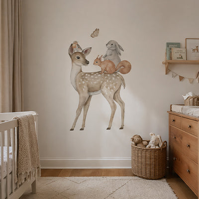 Stickers muraux chambre foret