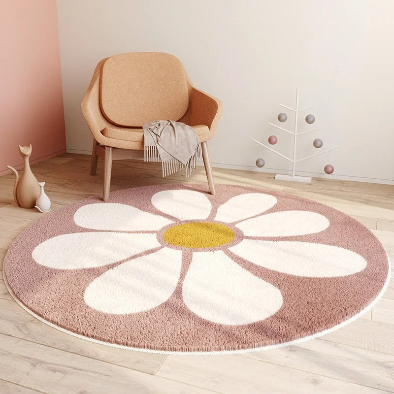 Tapis-chambre-enfant-marguerite