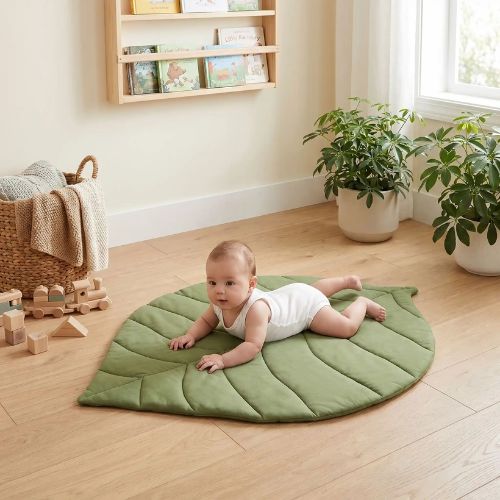 Tapis deveil jeux vert