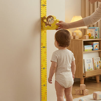 Toise enfant croissance jaune