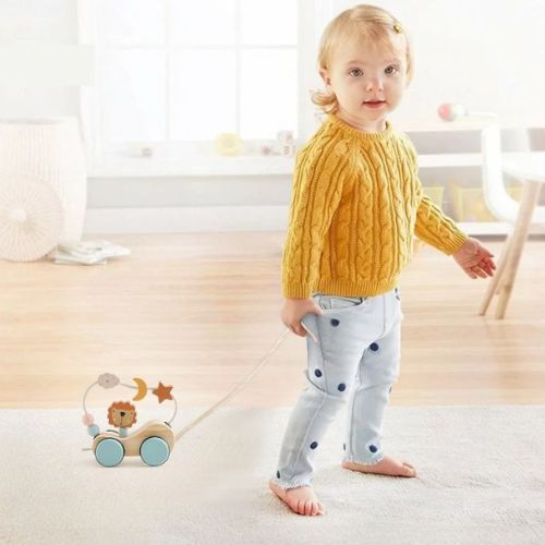 Train en bois educatif