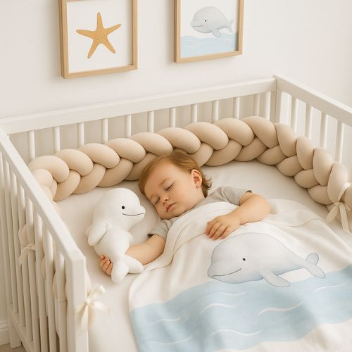 Tresse de lit bebe beluga