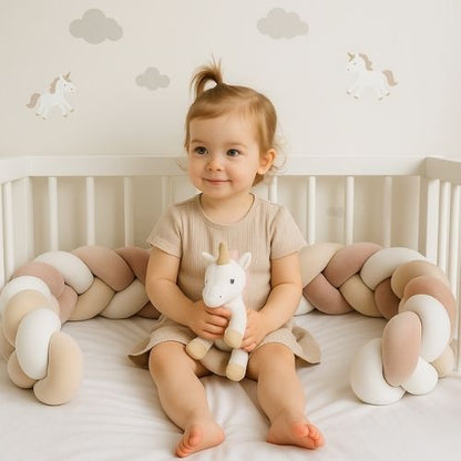 Tresse de lit bebe licorne