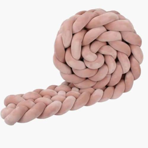 Tresse de lit cabane framboise