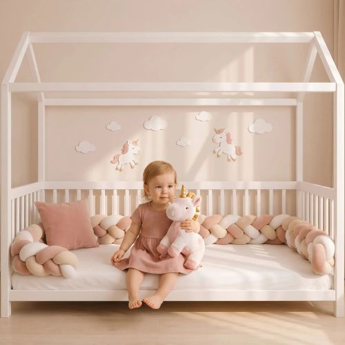 Tresse de lit licorne doudou